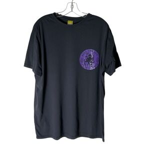Onno Mens Keep The Sea Plastic Free Organic Cotton Graphic T-Shirt Black Size XL